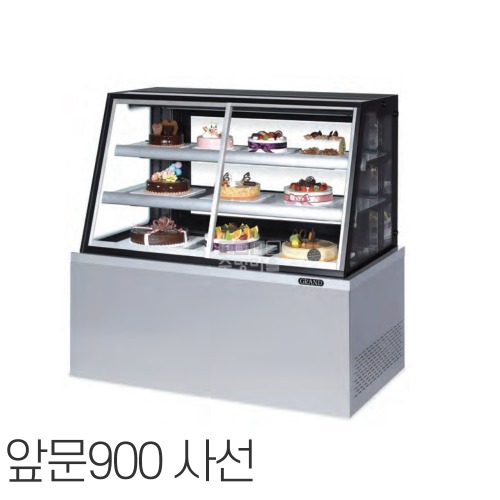 [0734]우성 제과쇼케이스 사선900 앞문 3종 택1 베이커리 쇼케이스 카페용품